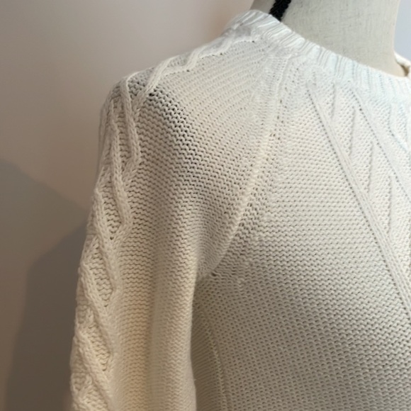 Max Studio Knit Sweater SZ M Unique Zippers in Front Gray/White - Picture 6 of 12